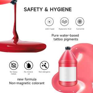 Service OEM Échantillon Gratuit Pigment de Maquillage Semi-<span class=keywords><strong>Permanent</strong></span> Biologique <span class=keywords><strong>Teinture</strong></span> et Encre pour Tatouage des Sourcils et des Lèvres Non Toxique à Base d'Eau 5L - Product Image 2