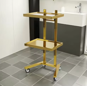 Barber shop <b>tool</b> cabinet hair salon stainless steel storage cabinet hair styling <b>tool</b> cabinet multi-layer haircutting <b>tool</b> cart - Product Image 3