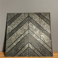 Matériau de décoration intérieure de revêtement de panneau mural en PVC 3D PS imperméable personnalisé pour appartement, hôtel, bureau au prix d'usine