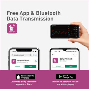 BM1000A-I ягод, ветеринарное оборудование, ручной пульсоксиметр для собак SpO2, приложение для мониторинга частоты пульса, данные измерений - Product Image 4