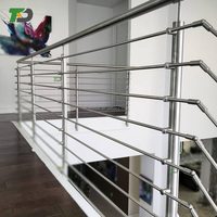 Balustrades et rampes d'escalier DF personnalisées en acier inoxydable, style européen, pour fenêtres en baie, balcons extérieurs, greniers et maisons