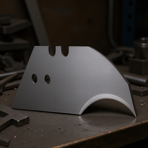 Cuchilla cóncava para corte de metales, pieza de repuesto de acero con alto contenido de carbono, 120 mm de diámetro - Product Image 3