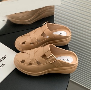 UP-0747D adorabili <span class=keywords><strong>sandali</strong></span> da spiaggia piatti da donna scarpe Casual con plateau con suola spessa - Product Image 5