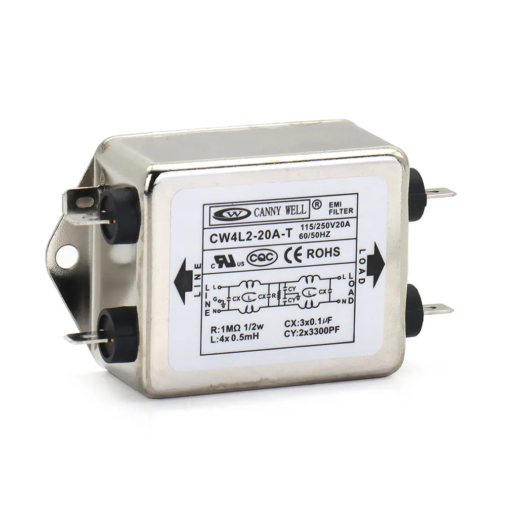 Netzfilter 115V 250V 50/60Hz Fafeicy EMI-Filter CW4L2-20A-T – 20A, 115/250V, 50/60Hz – Netzfilter Für Digitale Geräte & Netzteile Netzfilter 115V 250V 50/60Hz Fafeicy EMI-Filter CW4L2-20A-T – 20A, 115/250V, 50/60Hz – Netzfilter Für Digitale Geräte & Netzteile