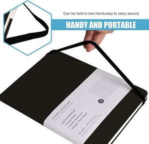 Libreta A5 de PU con Tapa Dura, Banda Elástica, Impermeable, Personalizable con Logotipo Empresarial, Regalo Empresarial, Promoción al por Mayor - Product Image 3