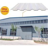 Lámina de Techo Corrugada de PVC Industrial Ignífuga, Blanca, Impermeable, de 10 mm de Espesor, para Techos de Cobertizos