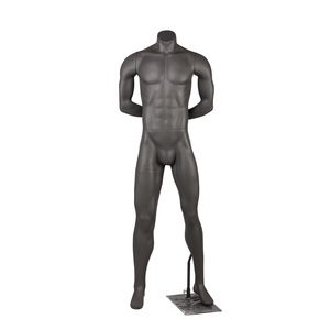 Maniquí Masculino Musculoso sin Cabeza para Exhibición de Ropa, <span class=keywords><strong>Cuerpo</strong></span> <span class=keywords><strong>Completo</strong></span> con Manos en la Espalda - Product Image 1