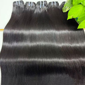 Extensions de cheveux lisses vietnamiens en vrac, cuticules alignées, doux et soyeux, pour livraison directe - Product Image 1