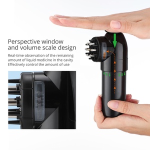 Cepillo Masajeador Eléctrico Impermeable para el Cabello con Aplicador de Aceite y Peine para Líquido de Crecimiento Capilar - Product Image 3