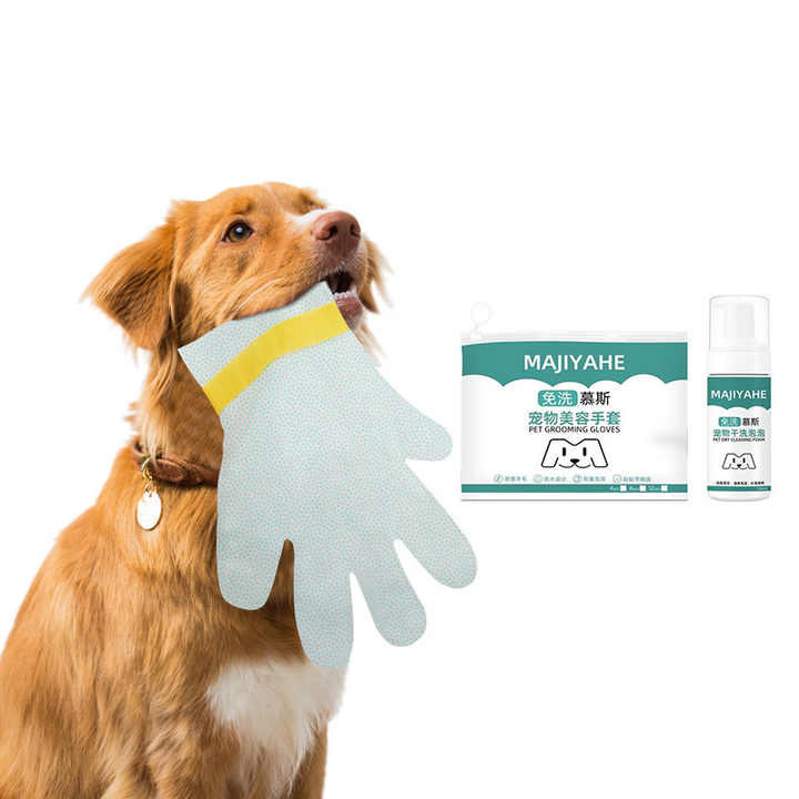 MAJIYAHE Cat Dog Grooming Glove Pet Cleaning Foam Mousse in Sets  Wholesale Pet Supplies