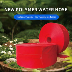 Yüksek Kaliteli PVC Düz Yangın Hortumu 50m 100m Esnek Tarımsal Sulama Ekipmanı Plastik Kaplinli - Product Image 2