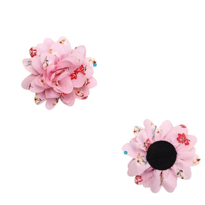 Luxury Polyester Floral Dog Collar Necklace Colorful Charms Custom Logo All-Season Decorative Pet Pendants for Retail - Product Image 3