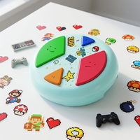 Machine de jeu de mémoire multifonctionnelle 3-en-1, anti-stress, bruit blanc, aide au sommeil, éducative, sensorielle, lumière et son, en plastique
