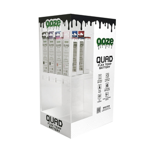 Custom Transparent Acrylic Cigarette Display Stand Retail Tobacco Shelf Rotating Counter Hooks Tiers Smoke Rack Case Store-sales - Product Image 4