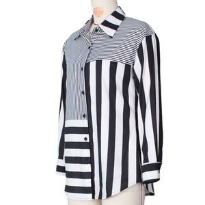 Kemeja Wanita Vintage Musim Gugur Lengan Panjang Ukuran S-2XL Berkualitas Tinggi Blus Wanita Seksi Gaun Mini Pendek Kemeja Wanita - Product Image 3