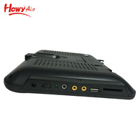 Radio FM Desain Tipis 9 Inci 800*480 16:9 TFT LED TV Digital Portabel dengan Baterai