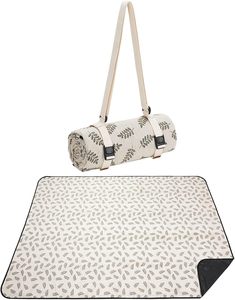 Quick Dry <strong>Extra</strong> <strong>Large</strong> Beach Mat Sand-proof Camping Picnic <strong>Blanket</strong> 4 Stakes Pockets Free Sample Featuring Carton Solid Dot - Product Image 1
