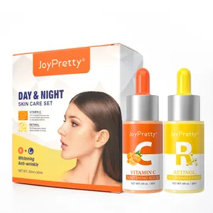 OEM Custom your logo Whitening day night skin care set private label organicMoisturizing Anti Aging Face Serum set