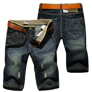 Pantalones Cortos de Lona Antiarrugas para Hombre, Versión Popular, Cintura Alta, Estilo Vintage, 100% Algodón - Product Image 2