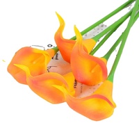 Simulation PU Mini Calla Lily Mariage Main Sentiment Fleurs Artificielles Fabricants Transfrontaliers En Gros
