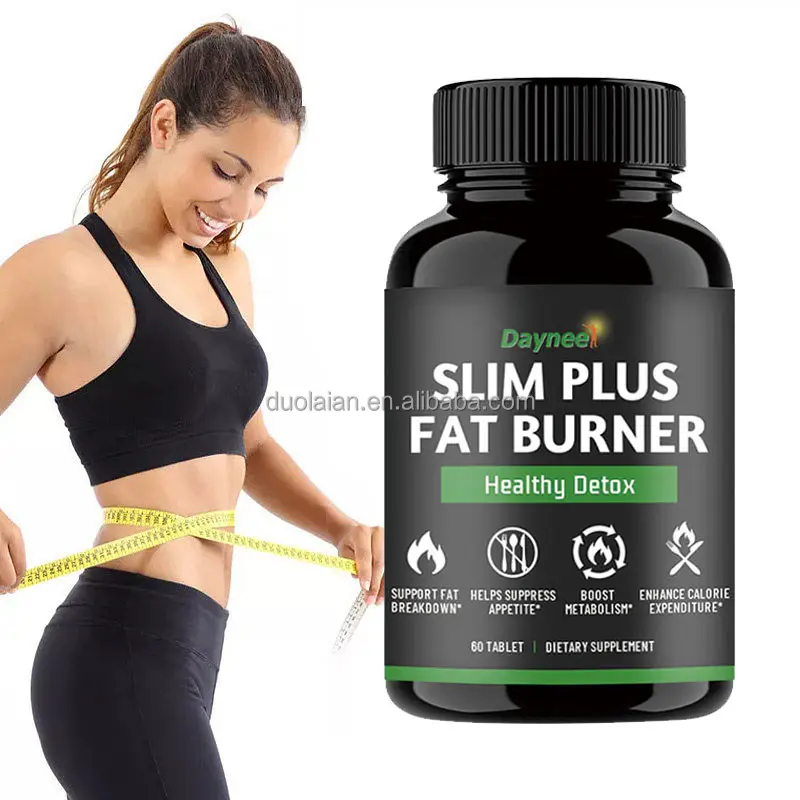 Slim plus Fat Burner Beste natürliche Kräuter-Schlankheit kapsel Diät Fett verbrennung schnell und stark schlanke Pillen zur Gewichts reduktion Tabletten