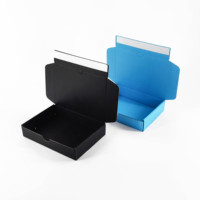 Boîtes personnalisées avec logo Boîte d'enveloppe en papier kraft pliable pour bande déchirable Emballage de vêtement ondulé d'expédition postale