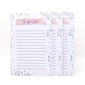 Venta al por mayor A4 A5 A6 hoja de rasgar semanal diario personalizado lista de tareas pendientes escritorio Bloc de notas planificador personalizado Bloc de notas - Product Image 5