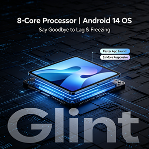 Autoradio Android Glint OEM ODM 4+64/6+128 Go <span class=keywords><strong>Double</strong></span> Din avec Carplay, Android Auto, WiFi, GPS, DSP, FM, RDS, autoradio d'usine - Product Image 2