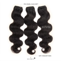 Extensiones de Cabello Humano Virgen Indio Ondulado Profundo de Alta Calidad, Súper Doble Trama, Tejido a Máquina