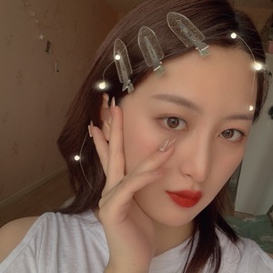 Accessoires de <span class=keywords><strong>cheveux</strong></span> de mode pour femmes coréennes pince à <span class=keywords><strong>cheveux</strong></span> goutte d'eau transparente brillante en plastique épingles à <span class=keywords><strong>cheveux</strong></span> d'acide acétique - Product Image 4