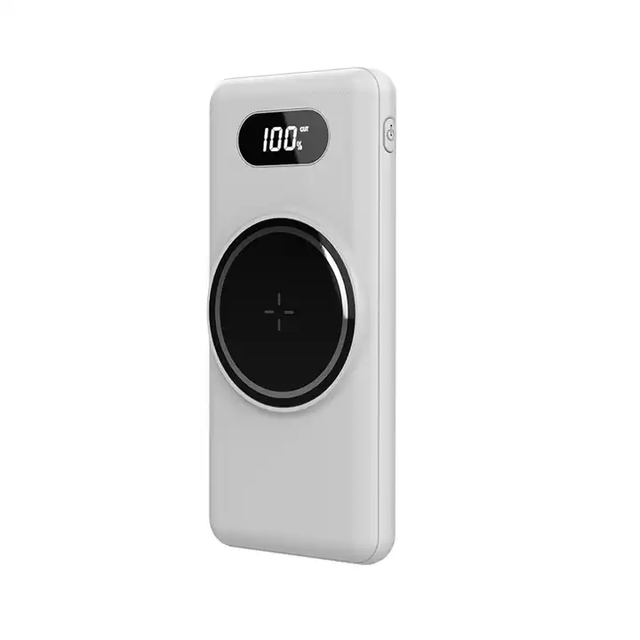 New 10000MAH Portable Outdoor Mobile Power Bank with 15W Magnetic Wireless Fast Charging 10W Output Function and Holder