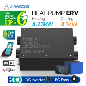Suministro Directo de Fábrica, Bomba de Calor Monobloque R290 EVI DC Inverter A+++ ERP WIFI, Calefacción, Refrigeración y Agua Caliente Doméstica para Residencias - Product Image 1