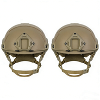 Casque de sport outdoor le plus vendu, modèle FAST High Cut, en plastique PE, réglable, tactique ACH, protection de la tête à 6 points d'attache