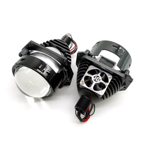 Offre Spéciale 3 pouces Bi LED projecteur lentille phare rénovation phares de voiture 45w/55w avec Fish Eye installation Non destructive pour ACURA - Product Image 1