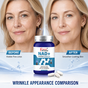 Complément alimentaire NAD Shecome pour lutter contre le vieillissement, soutenir les antioxydants et l'énergie, 120 capsules pour adultes, fabriqué en usine GMP - Product Image 2