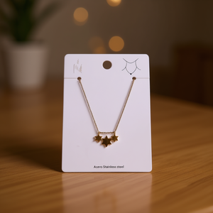 Collar con Colgante de Estrella Angelina, Chapado en Oro, Acero Inoxidable, Joyería de Moda para Mujer, Regalo - Product Image 2