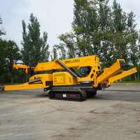 Mini Grúa Araña Móvil de 5 Toneladas con Motor Diésel, Orugas y Altura de Elevación de 16.5m y Potencia de 55KW