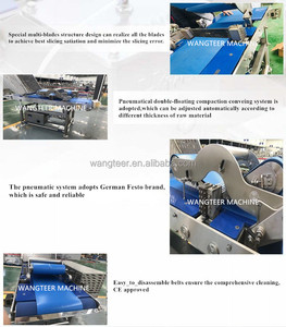 เครื่องหั่นเนื้ออัตโนมัติสำหรับอุตสาหกรรม เกรดอาหาร สแตนเลส 380 ความหนา 4 มม. สำหรับหั่น<span class=keywords><strong>เนื้อ</strong></span>วัว <span class=keywords><strong>เนื้อ</strong></span>หมู อกไก่ - Product Image 2