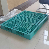 Palette Euro durable Lowes, robuste, à 4 entrées, empilable, en plastique, liquidation d'exportation