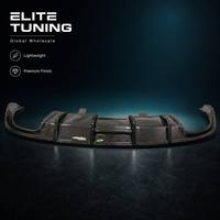 Diffuseur arrière en fibre de carbone pour Audi A5 Sline S5 B9 8W6 Pre-LCI, lèvre de pare-chocs, spoiler, protection inférieure de pare-chocs arrière, kit de tuning carrosserie