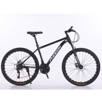 Vélo de montagne tout-terrain 26 pouces pour jeunes, avec amortisseur, vitesses variables, double frein à disque et fourche à suspension à ressort – Vente en gros