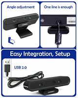 Kamera Kedalaman 3D Astra Pro Akurasi ±3mm 0.6-8m Sinkronisasi Multi-Kamera USB 2.0 SDK ROS1/2 SLAM untuk Robotika AI Vision Pemindaian 3D