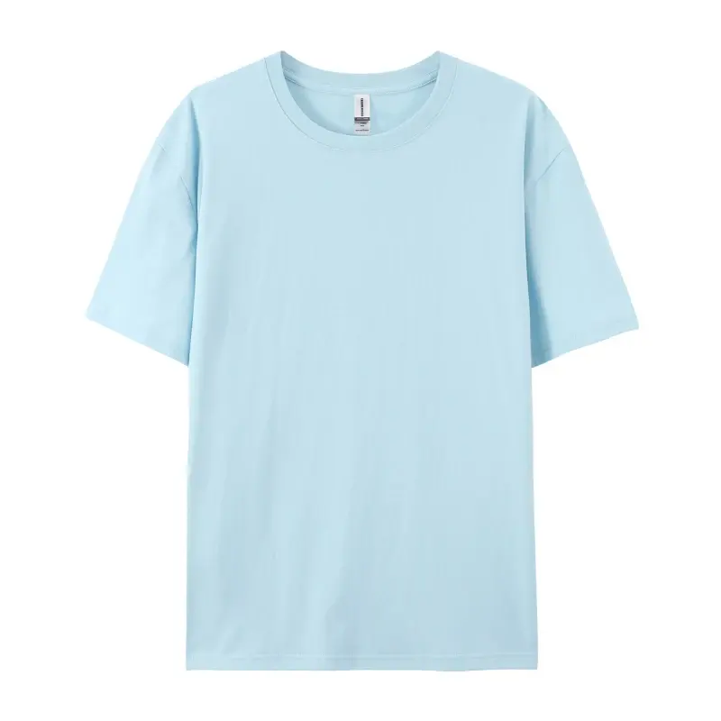 Wholesale Customization Of 100% Pure Cotton White T-shirts Men's Oversized Tshirt Ordinary Blank Knitted Fabric