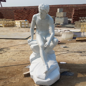 Décoration d'intérieur grandeur nature <span class=keywords><strong>homme</strong></span> nu statues pour jardin - Product Image 1