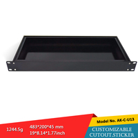 Châssis de serveur en acier personnalisé 1u, fabrication de tôles, boîtier réseau en rack 19 pouces, boîtier d'alimentation en aluminium