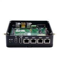 Petit 12th 4 Intel 2.5G LAN Mini PC industriel N100 J6426 ordinateur sans ventilateur pour pare-feu/Liunx/Pfsense/Ubutun/Opense