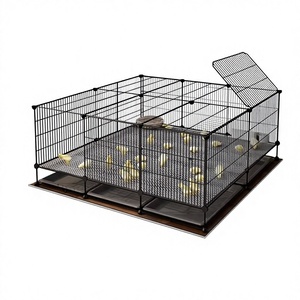 Cage en fil de fer pour l'élevage de poussins et de cailles, conception anti-évasion, grand espace pouvant accueillir 30 à 80 cailles roux, utilisable toute l'année - Product Image 5