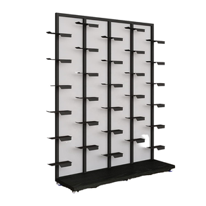 Rak <span class=keywords><strong>Display</strong></span> Sepatu Modern Ramah Lingkungan dari Besi Anti Karat Tahan Air Berlapis Elektroplating, Dapat Dipasang di Dinding atau Diletakkan Sendiri - Product Image 1