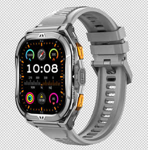 DF X5 2025 Smartwatch 1.96inch Amoled Compass Altitude Measure <b>Waterproof</b> Health Monitoring GPS Smart <b>Watch</b> for <b>Men</b> - Product Image 2