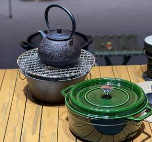 Pot <span class=keywords><strong>en</strong></span> <span class=keywords><strong>fonte</strong></span> émaillée de 24cm d'épaisseur pour ragoût de soupe, pot <span class=keywords><strong>en</strong></span> émail antiadhésif, adapté aux tables de cuisson à flamme nue et à <span class=keywords><strong>induction</strong></span> - Product Image 2